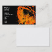 Feuer-Löwe-Visitenkarte Visitenkarte (Vorne/Hinten)