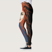 Feuer-Mädchen Leggings (Links)