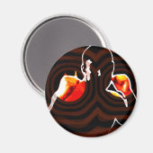 Feuer. Magnet (Vorderseite/Rückseite)