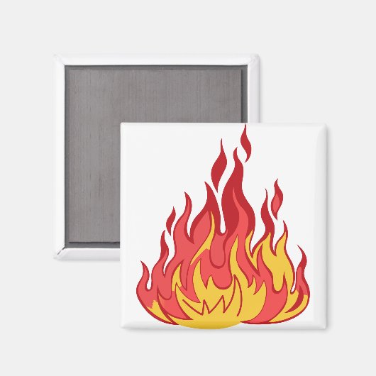 Feuer Magnet (Vorderseite/Rückseite)