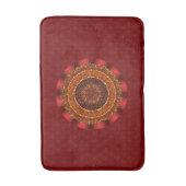 Feuer Mandala Bath Mat Badematte (Vorderseite Vertikal)