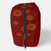 Feuer-Mandala-Dopp-Kit Waschbeutel (Rechts)