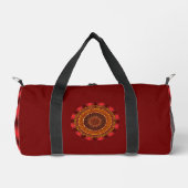 Feuer Mandala Duffle Bag (Vorderseite)