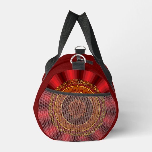 Feuer Mandala Duffle Bag (Rechts)