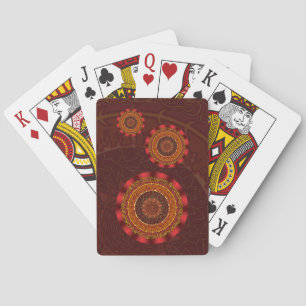 Feuer-Mandala-Klassische Spielkarten