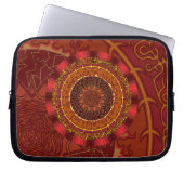 Feuer-Mandala-Laptop-Kasten Laptopschutzhülle (Vorderseite)