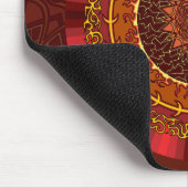 Feuer Mandala Mousepad (Ecke)