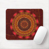 Feuer Mandala Mousepad (Mit Mouse)