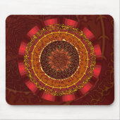 Feuer Mandala Mousepad (Vorne)