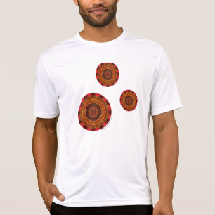 Feuer-Mandala-Shirt T-Shirt