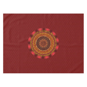 Feuer Mandala Tablecloth Tischdecke