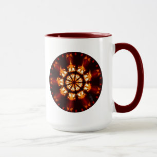 Feuer Mandala Tasse