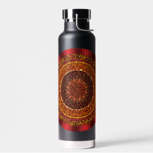Feuer Mandala Trinkflasche