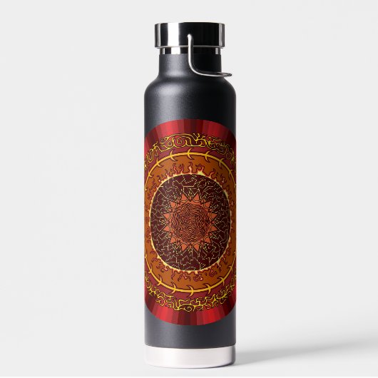 Feuer Mandala Trinkflasche (Links)