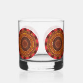 Feuer Mandala Whiskyglas (Links)