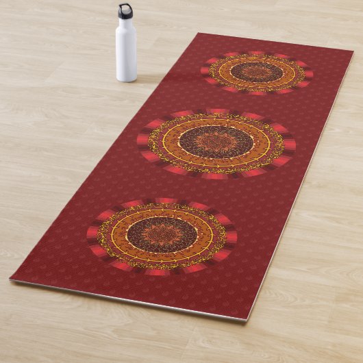 Feuer Mandala Yoga Mat Yogamatte (Beispiel)