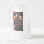 Feuer. Mattglas Bierglas (Vorderseite Links)