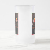 Feuer. Mattglas Bierglas (Mittel)