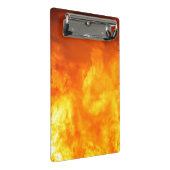 Feuer Mini Klemmbrett (Schrägansicht)