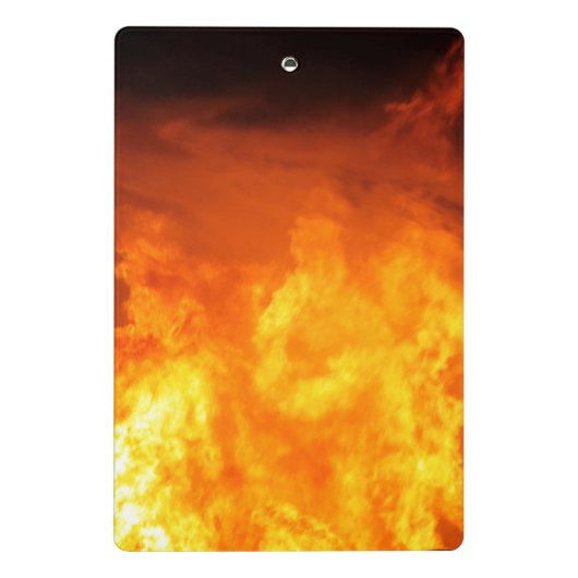 Feuer Mini Klemmbrett (Rückseite)