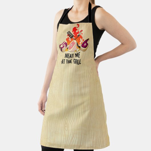 Feuer mit Feuer auf Feuer mit Feuer auf die GRILLE Schürze (InSitu)