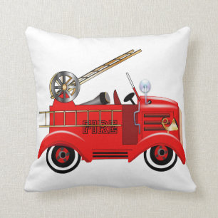 Feuer-Motor "addieren Ihr eigenes Namens " Kissen