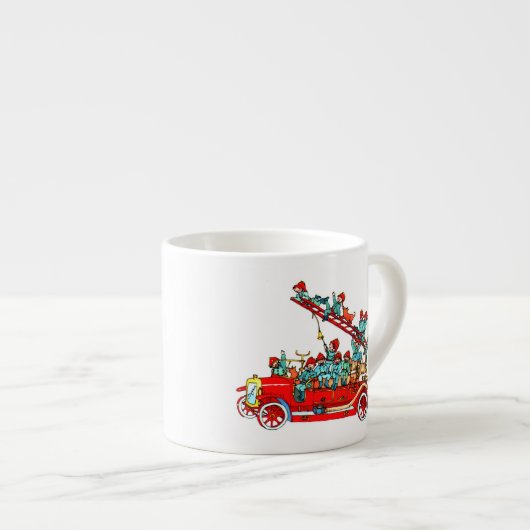 Feuer-Motor Espresso-Tasse Espressotasse (Vorderseite Rechts)