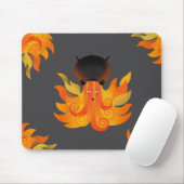Feuer Mousepad (Mit Mouse)