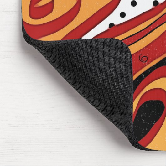 Feuer Mousepad (Ecke)