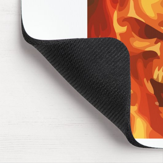 Feuer Mousepad (Ecke)