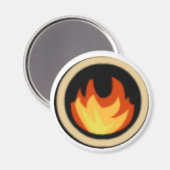 Feuer Ninjas Symbol Magnet Feuer Ninjas (Vorderseite/Rückseite)