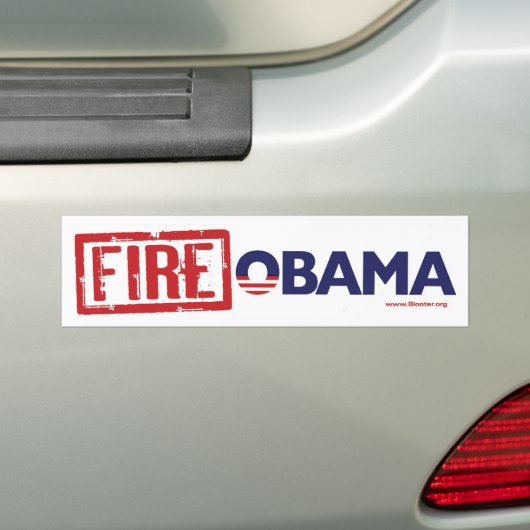 Feuer Obama Autoaufkleber (Auf Auto)