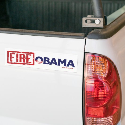 Feuer Obama Autoaufkleber (Auf Lkw)
