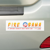 Feuer Obama Autoaufkleber (Auf Auto)