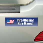 Feuer Obama. Mietmutter Autoaufkleber (Auf Auto)