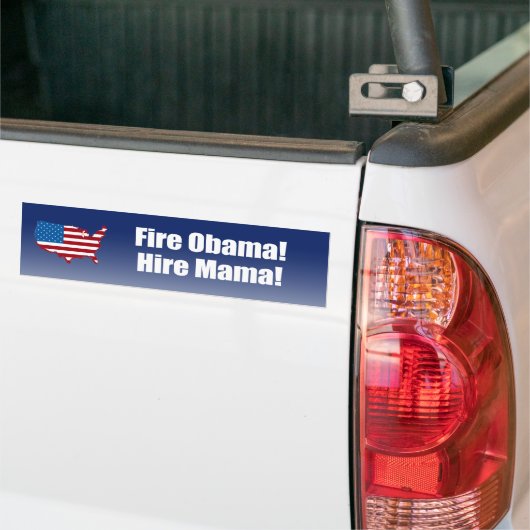 Feuer Obama. Mietmutter Autoaufkleber (Auf Lkw)