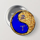Feuer Ochse Button (Vorne & Hinten)