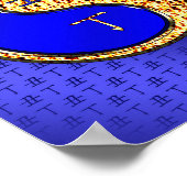 Feuer Ochse Poster (Ecke)