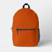 Feuer Orange Bedruckter Rucksack (Vorderseite)