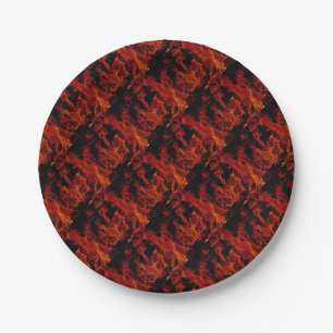 Feuer Pappteller