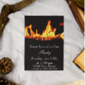 Feuer-Party laden Einladung