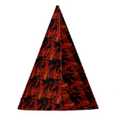 Feuer Partyhütchen (Rückseite)