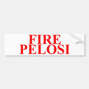 Feuer Pelosi Autoaufkleber