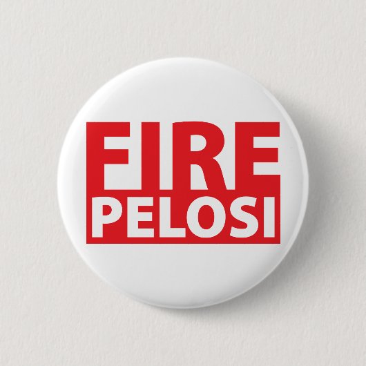 Feuer Pelosi Button (Vorderseite)