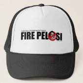 Feuer Pelosi Truckerkappe (Vorderseite)