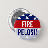 Feuer Pelosi, US Flagge Buttons (Vorne & Hinten)