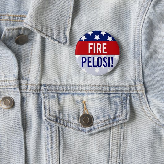Feuer Pelosi, US Flagge Buttons (Beispiel)
