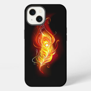 Feuer-Pfauenfeder iPhone 13 Hülle
