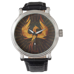 Feuer Phoenix Bird Armbanduhr