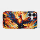 FEUER-PHOENIX MYTHISCH iPhone 16 HÜLLE (Rückseite (Horizontal))